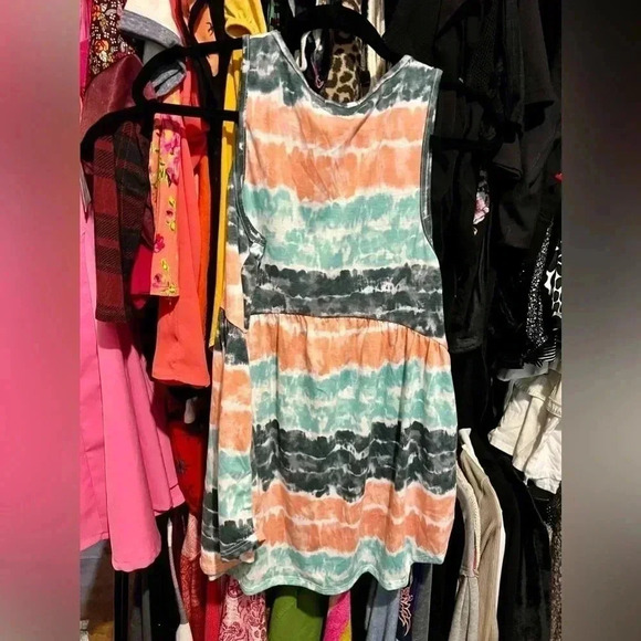 Tie Dye Lounge Dress - Picture 2 of 3